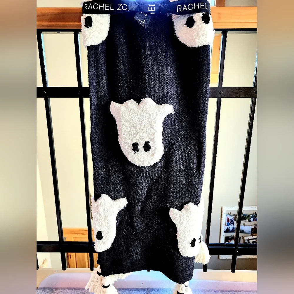 NWT Rachel Zoe Ghost Throw Blanket Viral Ghost Blanket Sherpa Ghost Throw